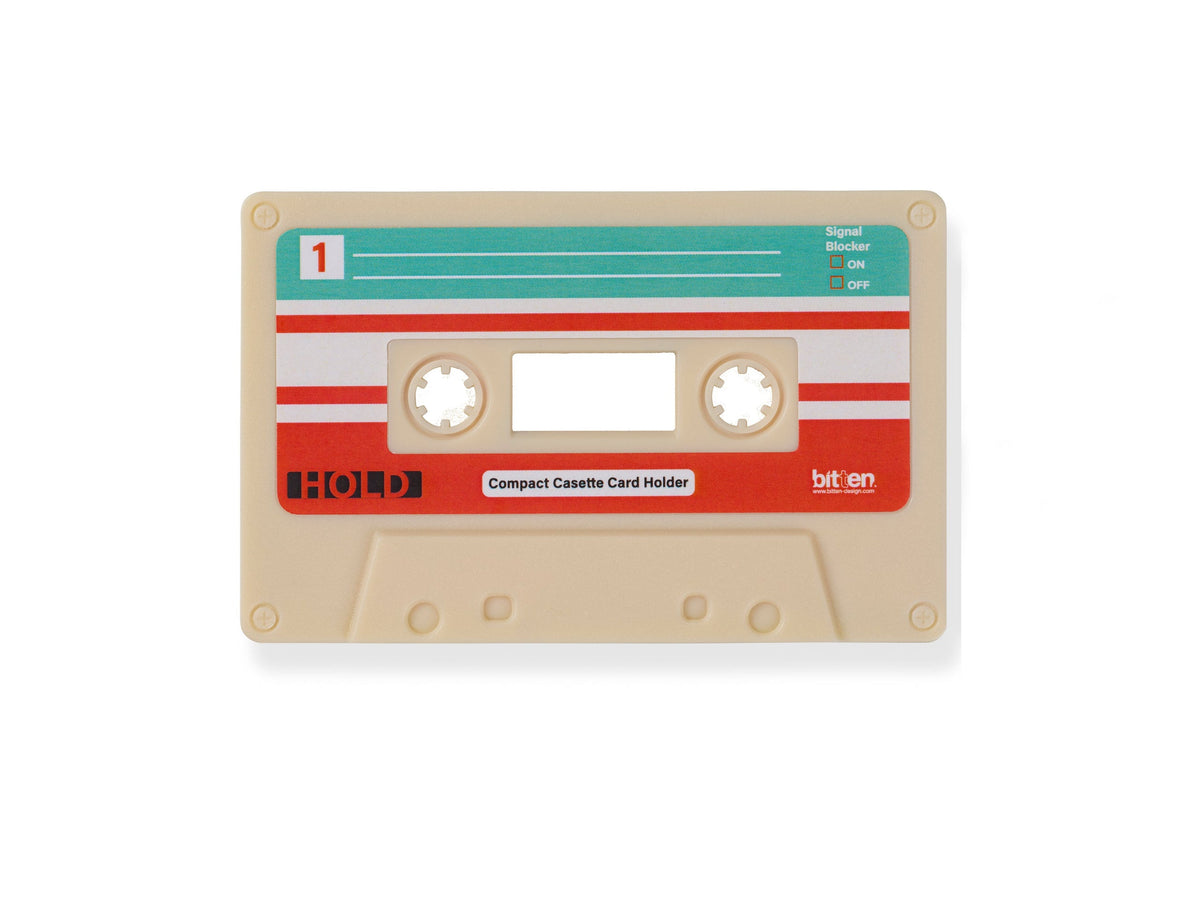 Porte-Cartes Cassette Crème – Bitten