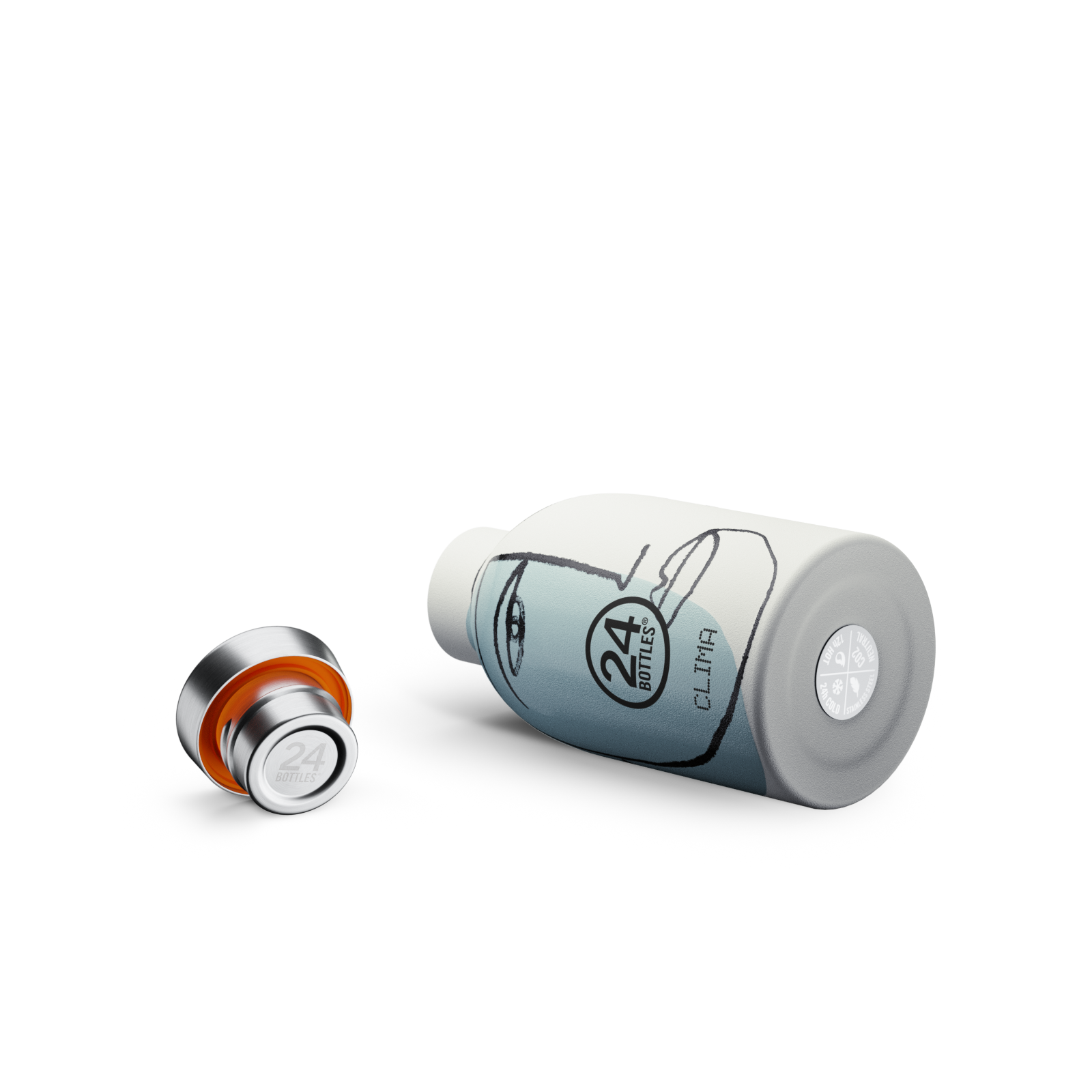 Clima Bottle | White Calypso - 330 ml