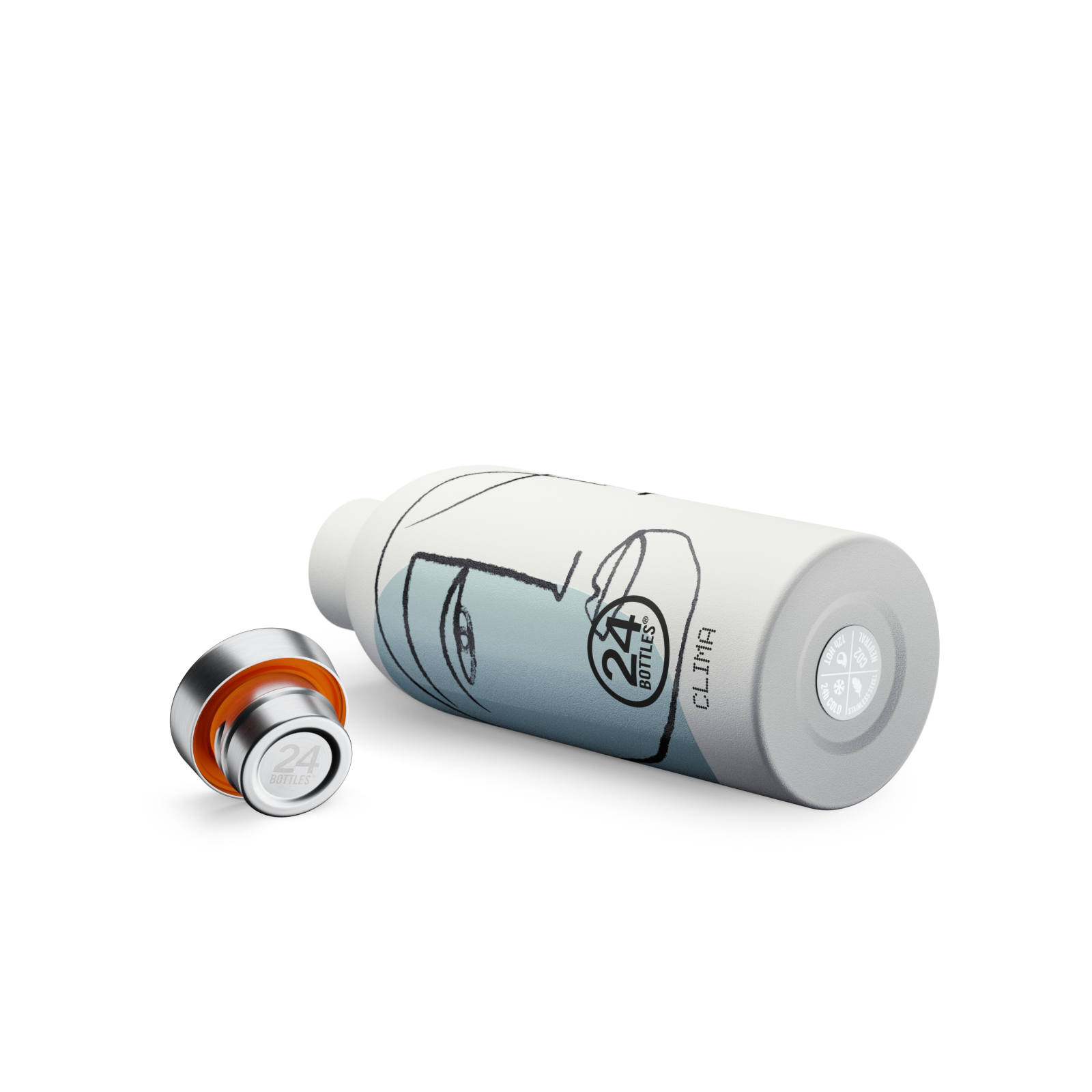 Clima Bottle | White Calypso - 500 ml
