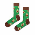 Fröhliche Avocado-Socken