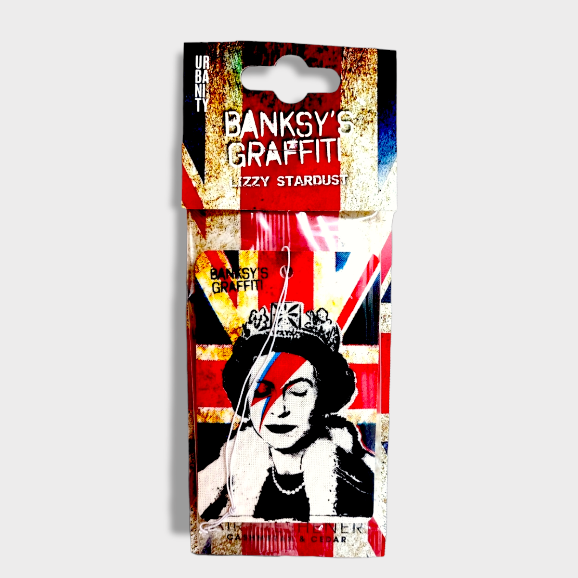 Banksy Car Air Freshener - "Lizzy Stardust"