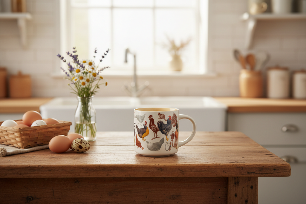 Mug Poules de basse-cour (430 ml) | Design e regali originali