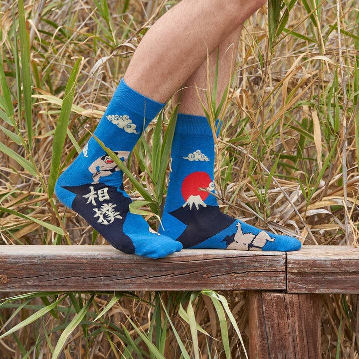 Japanische Socken mit unterschiedlichen Motiven