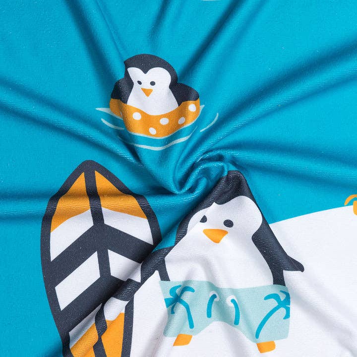 Serviette de plage Pingouins