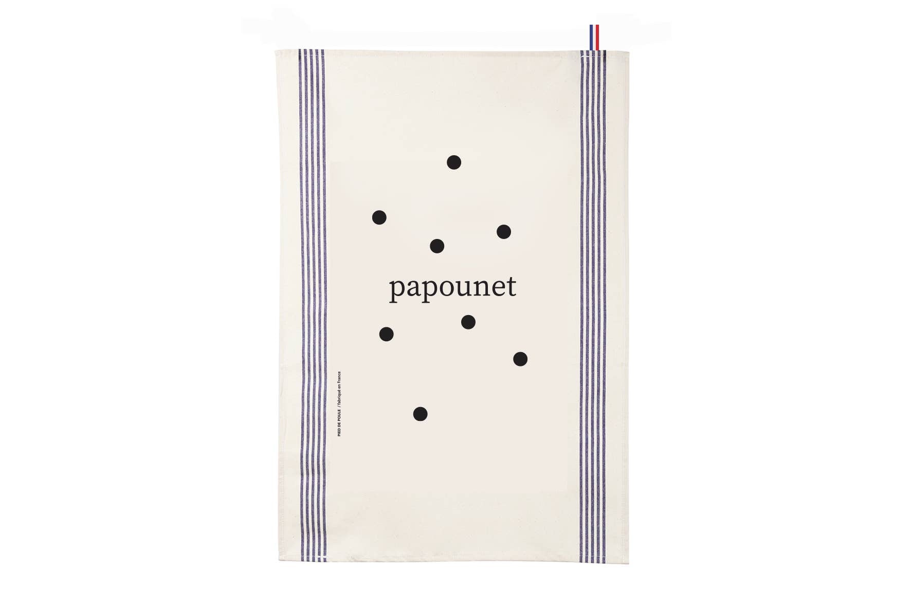 Oggetto regalo di design – torchon famille papounet pied de poule 3760140191477 3760140191477