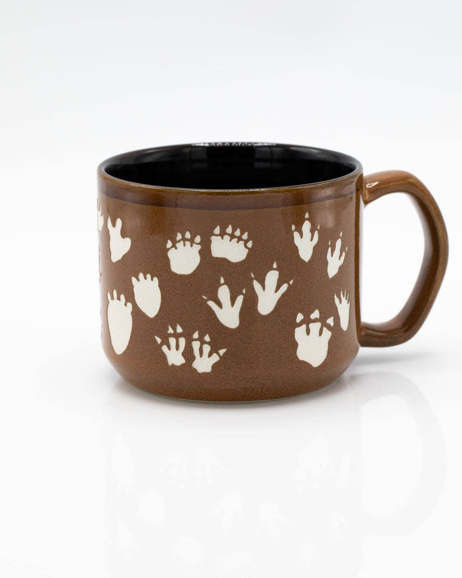 Oggetto regalo di design – Mug Sculpté à la Main avec Empreinte de Dinosaure (430 ml) – produit scientifique Cognitive Surplus EU, vue 1