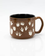 Oggetto regalo di design – Mug Sculpté à la Main avec Empreinte de Dinosaure (430 ml) – produit scientifique Cognitive Surplus EU, vue 1