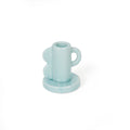 Porte Bougie Vagues Vintage Bleu Clair Helio Ferretti Vue 1