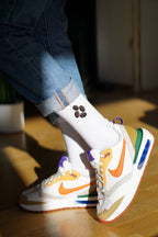 Chaussettes brodées Grains de Café | Oggetti di design e regali originali