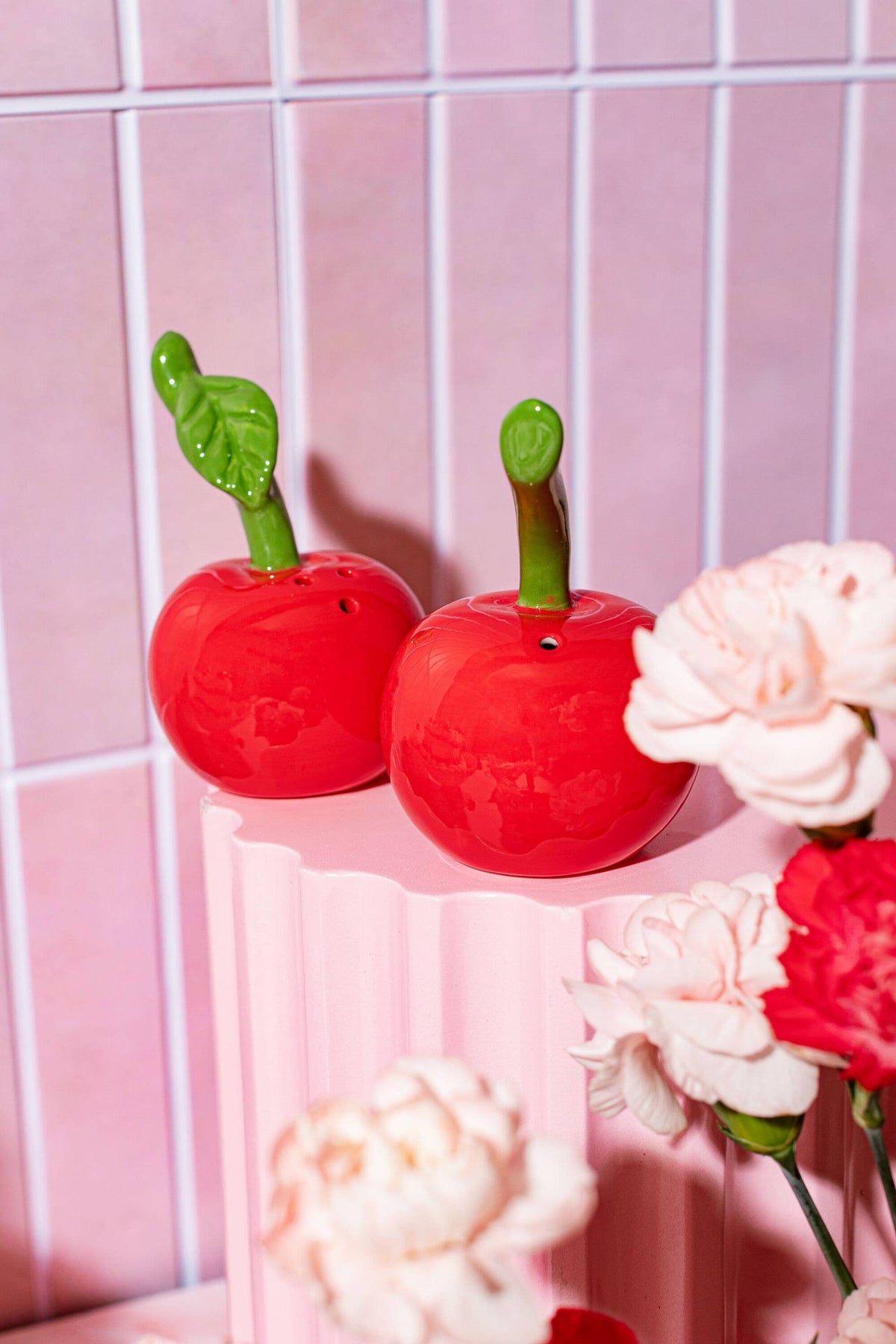 Salière et poivrière Cerises – vue 4