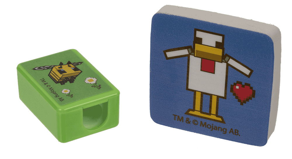 Set de papeterie – Minecraft – vue 4