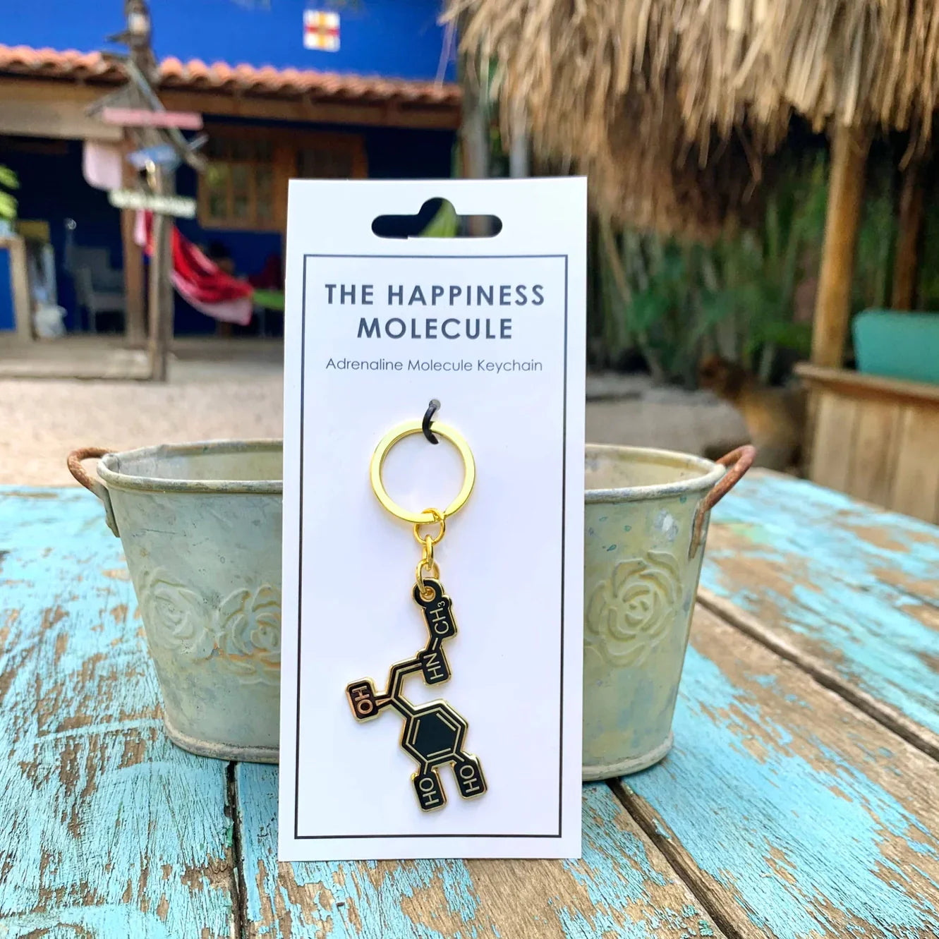Regalo de diseño – porte cles molecule dadrenaline jungle empire 