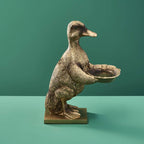 Porte-cartes Canard Or, Résine