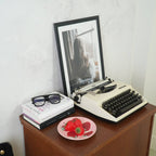 Assiette déco - Fraises - Rose/Rouge - 17,5x17,5x2cm | Designproducten en originele cadeaus