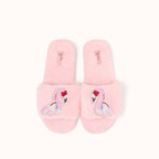 Paire de broches pour Chaussons - Flamant rose