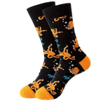 chaussettes poulpes oranges mrcol