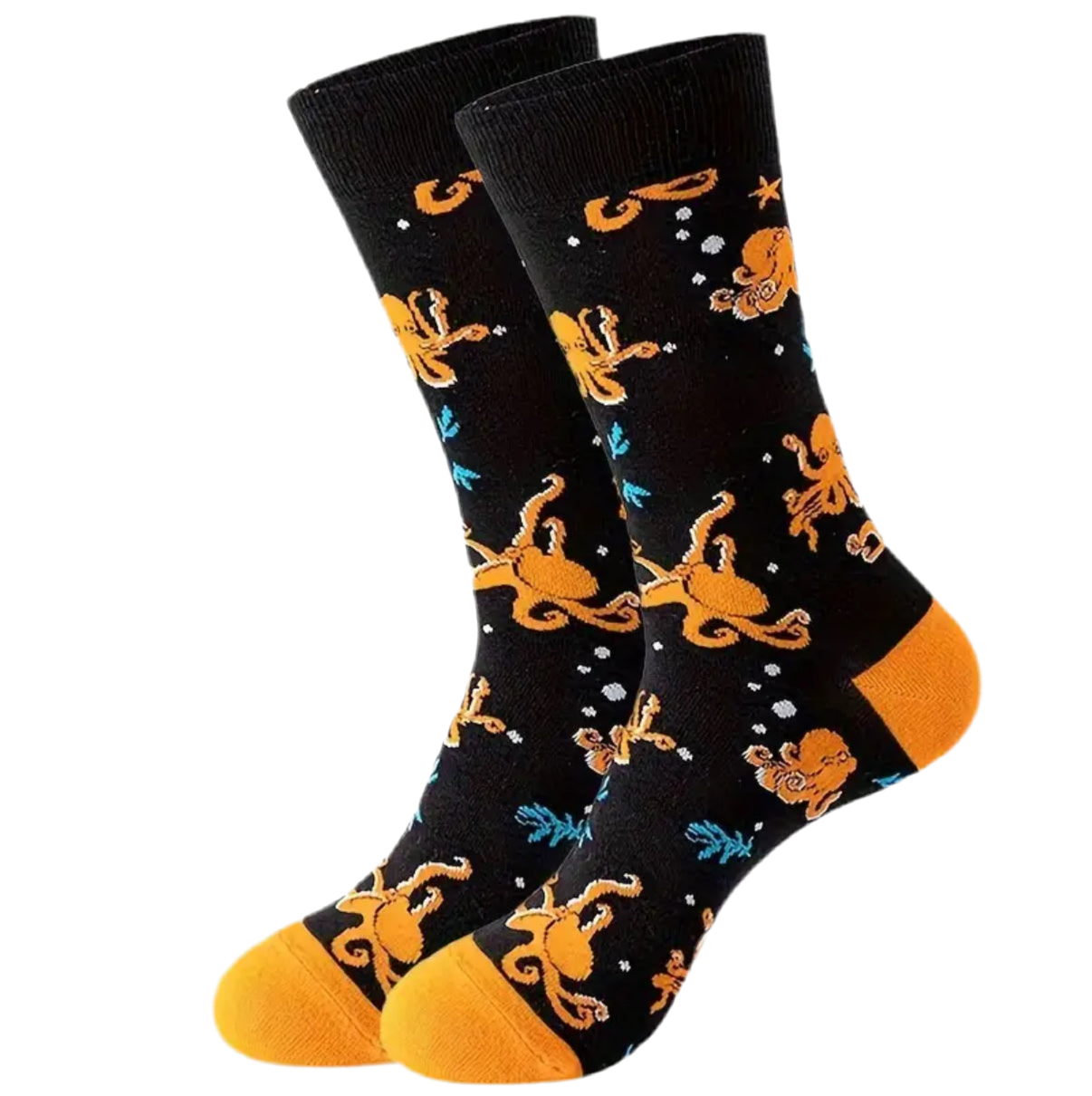 Oggetto regalo di design – chaussettes poulpes oranges mrcol