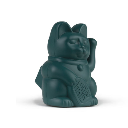 Mini Solar Green Lucky Cat