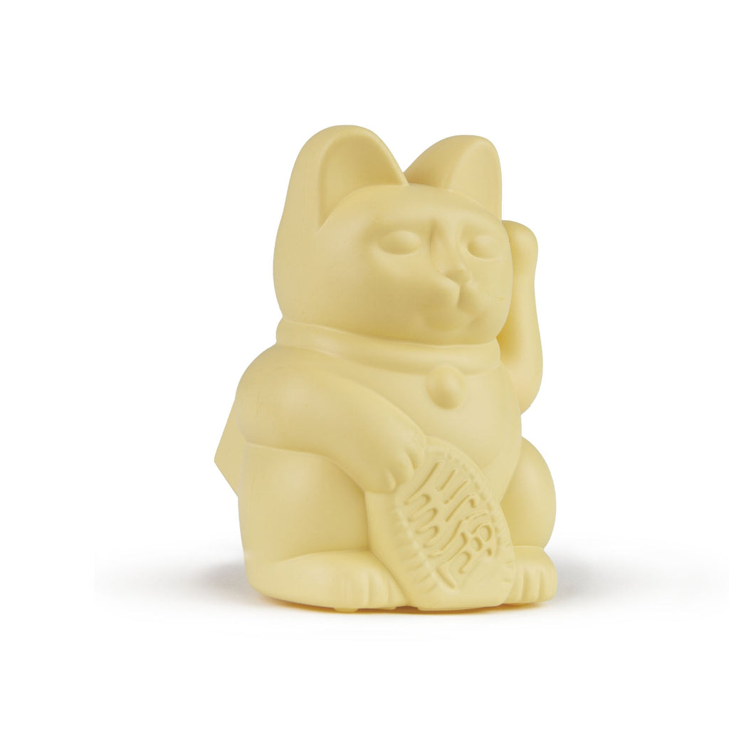 Mini Chat Chanceux Solaire Jaune