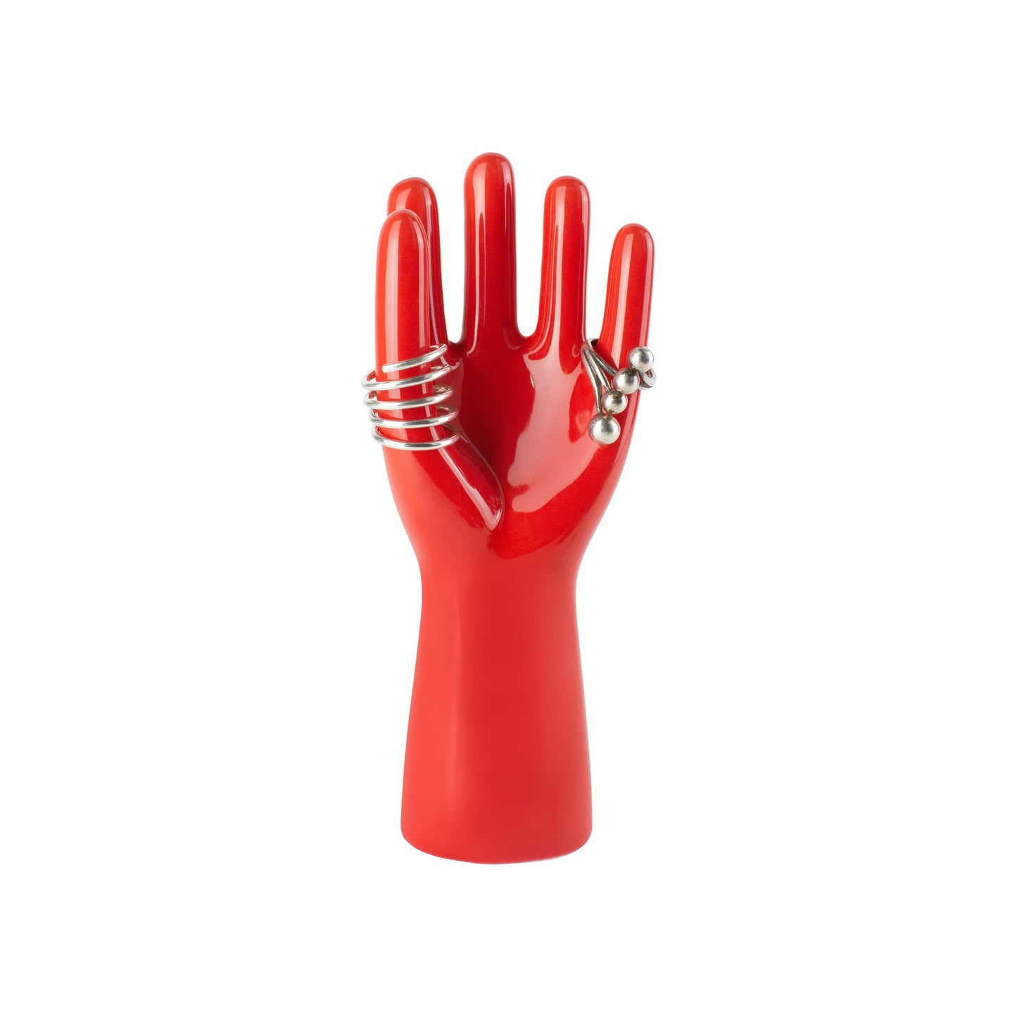 porte bijoux main rouge donkey