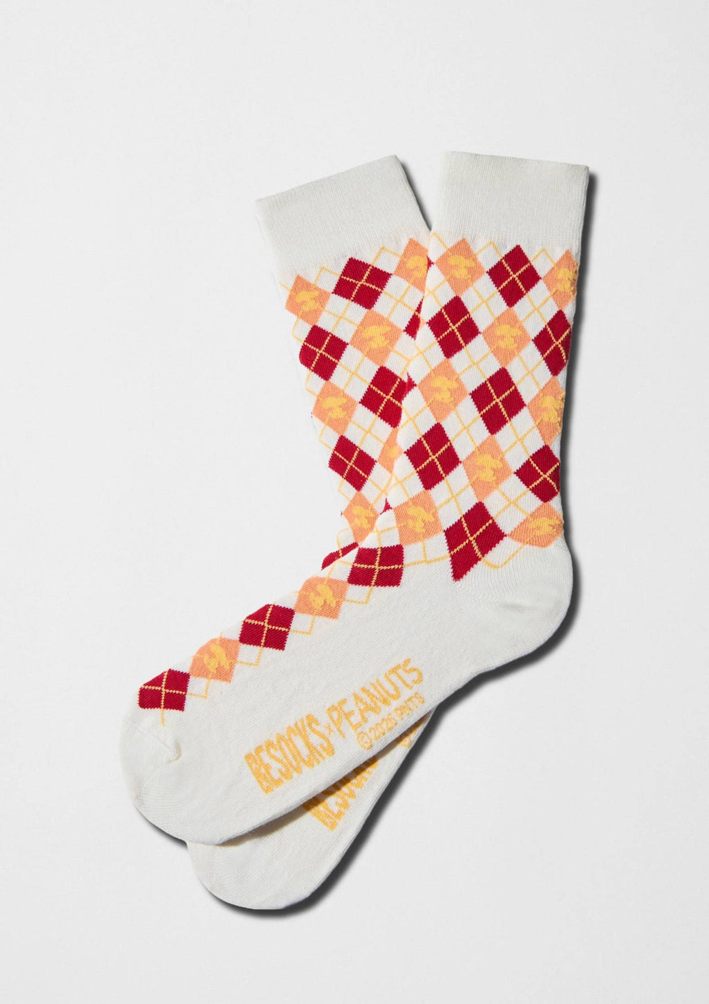 Chaussettes BeSnoopy Diamonds Blanc cassé – Besocks