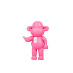 Ornement - Figurine Singe Hang Loose 'La Légende' - Résine de poly - Rose - 33x21x50cm | Design e regali originali