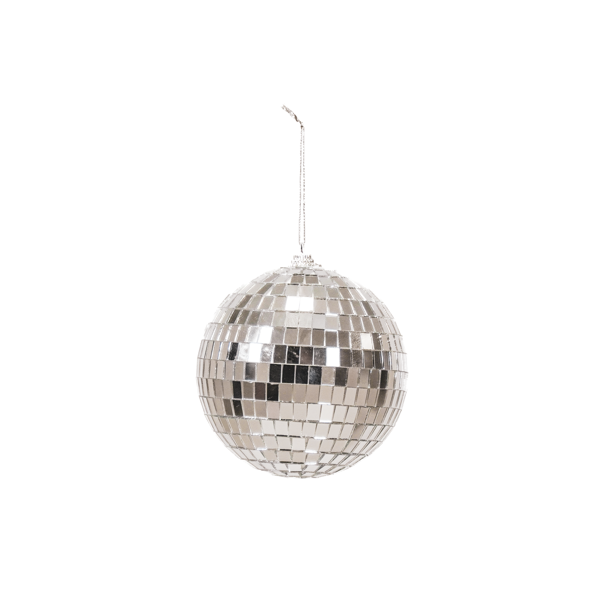 Boule de Noël Disco Argent - 15cm