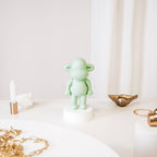 Ornement - Figurine Singe 'La Légende' - Polyrésine - Vert menthe - 11x7x19cm | Designproducten en originele cadeaus