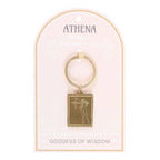 Athena-Göttin-Talisman-Schlüsselanhänger