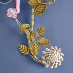 Wandleuchte Papagei orange/rosa