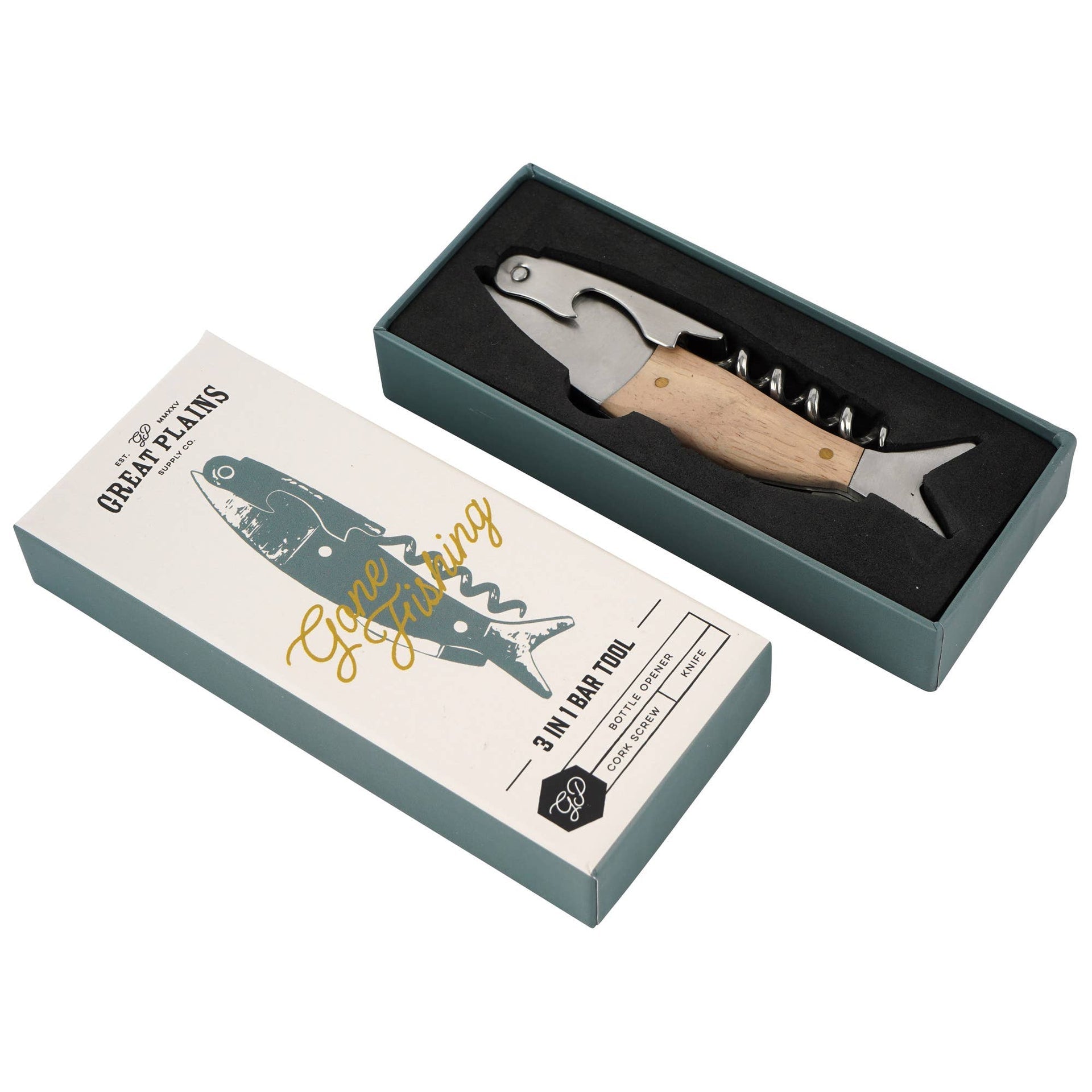 Tire-bouchon Sommelier Poisson
