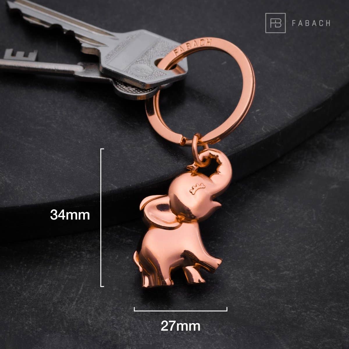 "Jumbo" Elephant Keychain