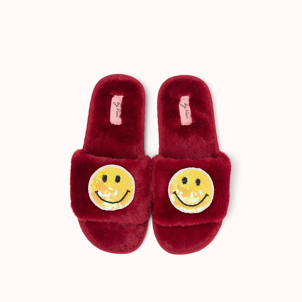 Paire de broches pour Chaussons - Smiley Jaune