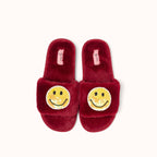 Paire de broches pour Chaussons - Smiley Jaune