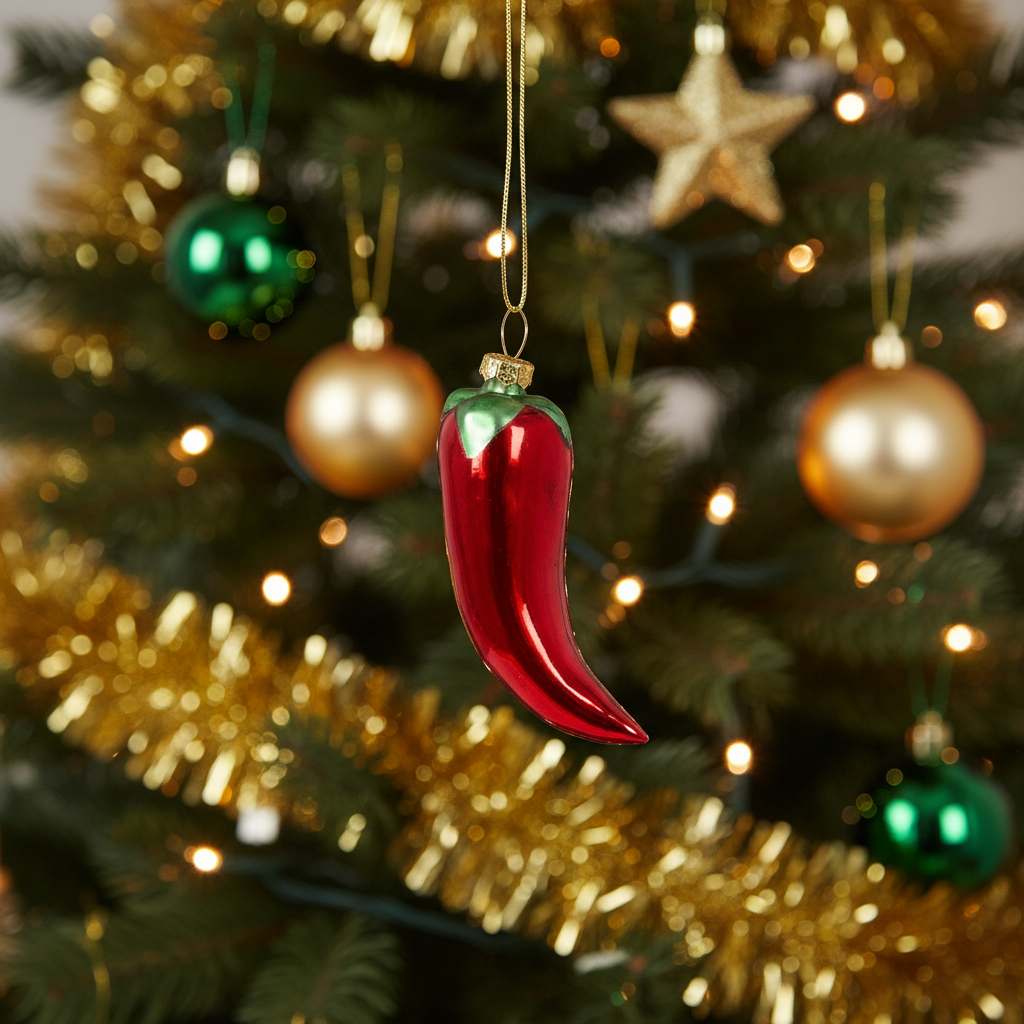 Boule de Noël Piment Mexicain | Objetos de diseño y regalos originales
