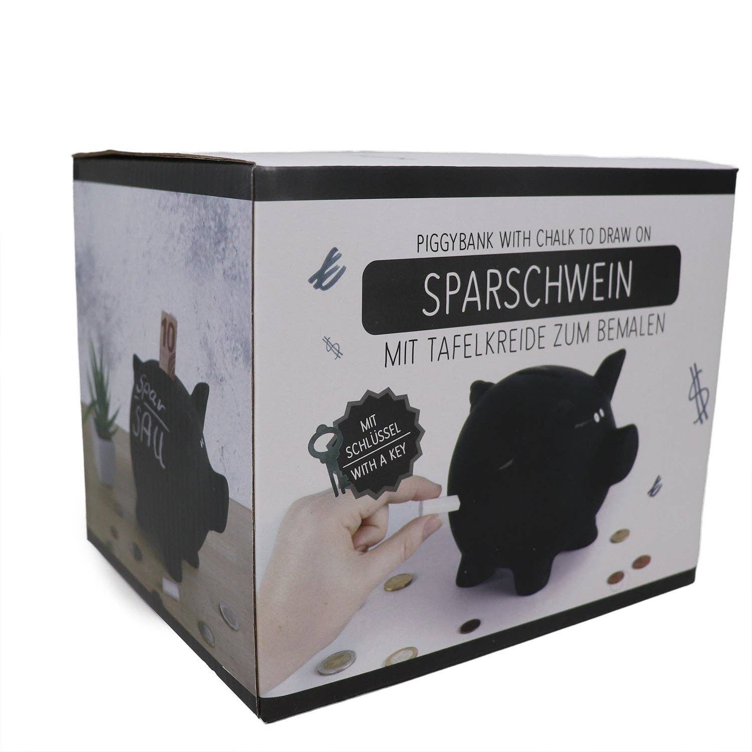 Tirelire Cochon avec craie