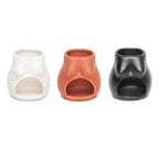 Bougeoir D'ouverture en Terracotta Tits Peint à la Main Helio Ferretti Vue 4