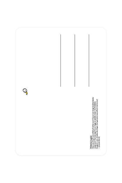 Postcard with the average sawyer