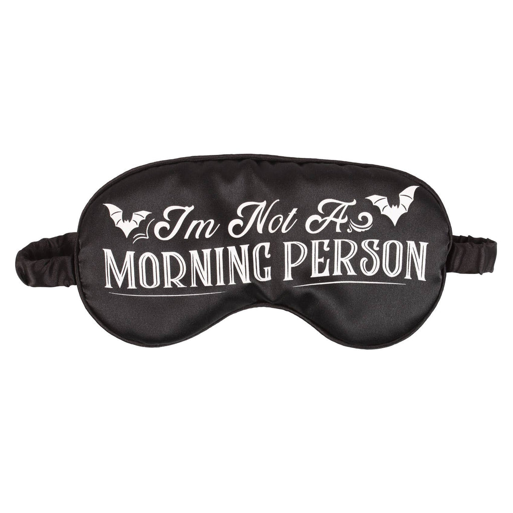 Masque de sommeil en satin « I'm Not a Morning Person »