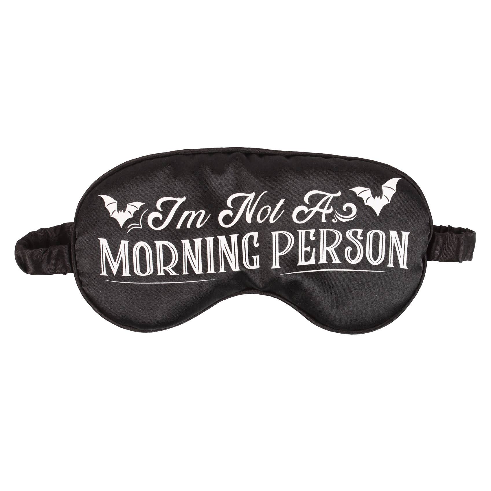 Masque de sommeil en satin « I'm Not a Morning Person »