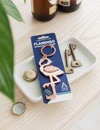 Porte-clés décapsuleur Flamant rose | Design e regali originali