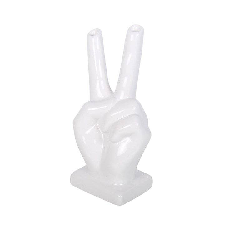 Hand Vase Peace Sign