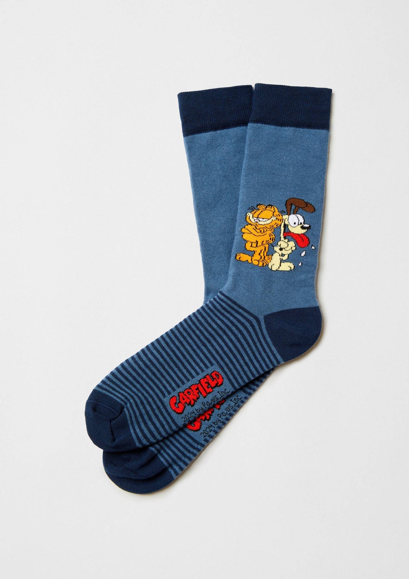 Chaussettes BeGarfield & Odie Bleu | Design e regali originali
