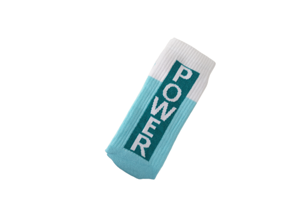 Chaussettes Girl Power - Bleu | Oggetti di design e regali originali