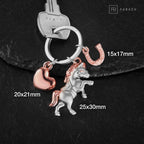 Porte-clés Cheval avec Cœur et Fer à cheval "Pony" | Designproducten en originele cadeaus