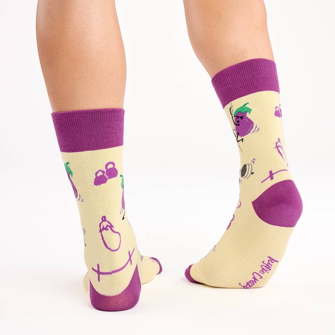 Chaussettes Aubergines Sportives