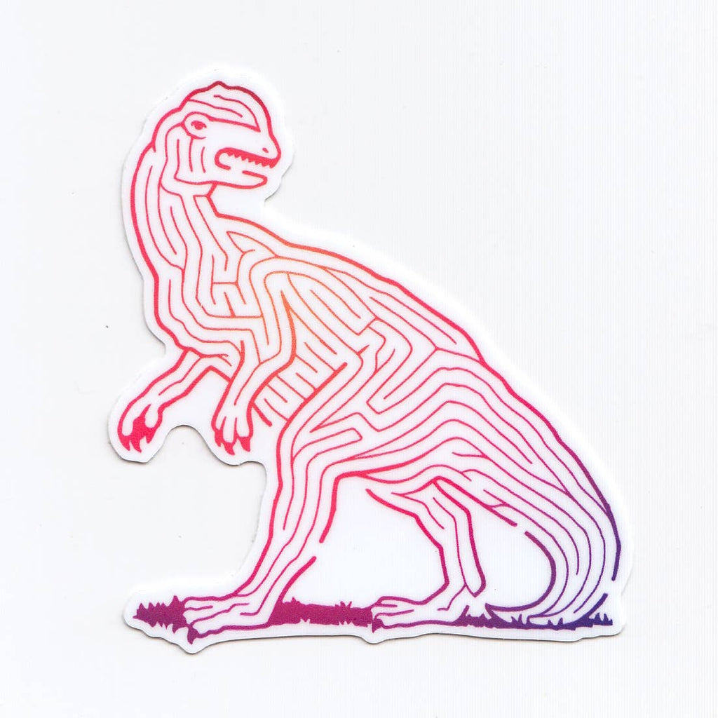 Sticker Dinosaure Labyrinthe | Designproducten en originele cadeaus