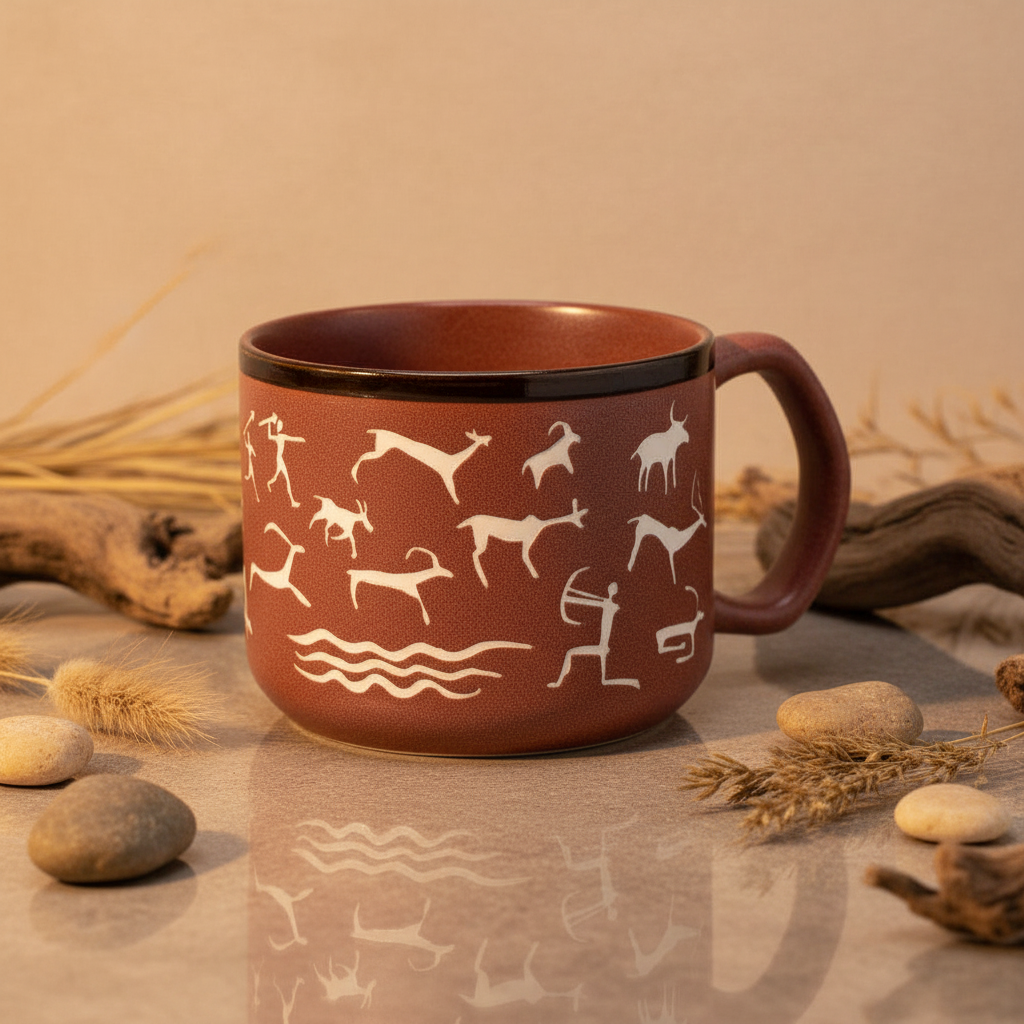 Mug Peintures Rupestres (430 ml) | Design e regali originali