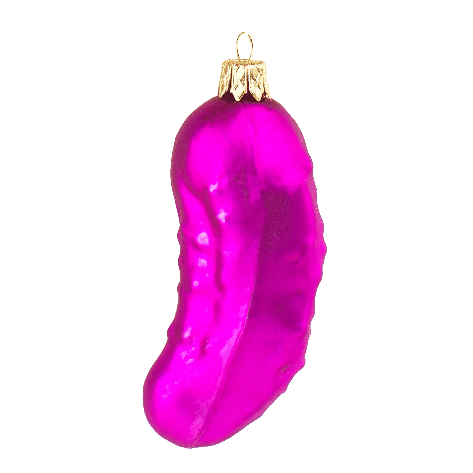 Designcadeau – boule de noel cornichon rose donkey