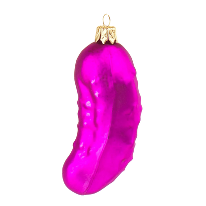 boule de noel cornichon rose donkey